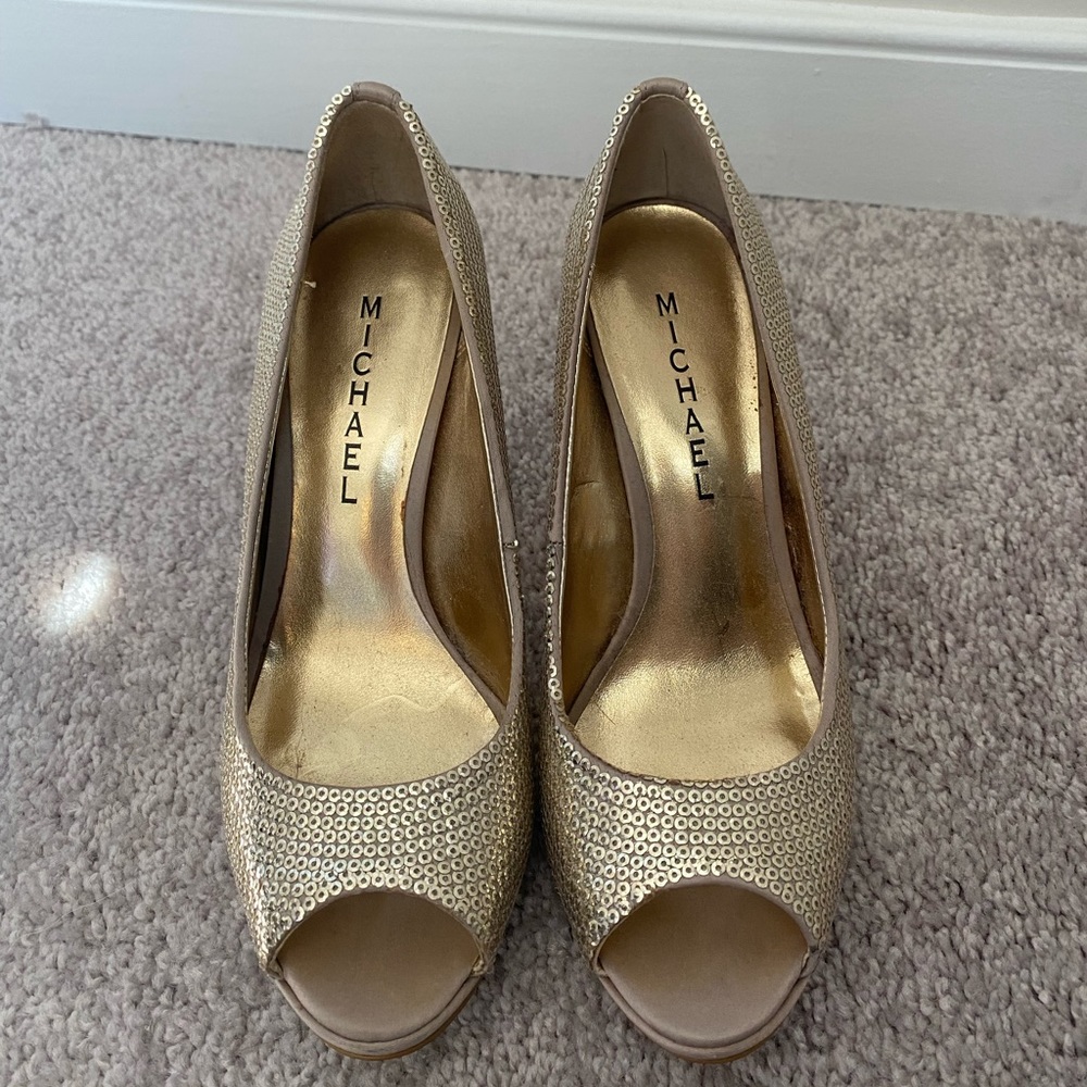 Michael Peep Toe Shoes; Size 6